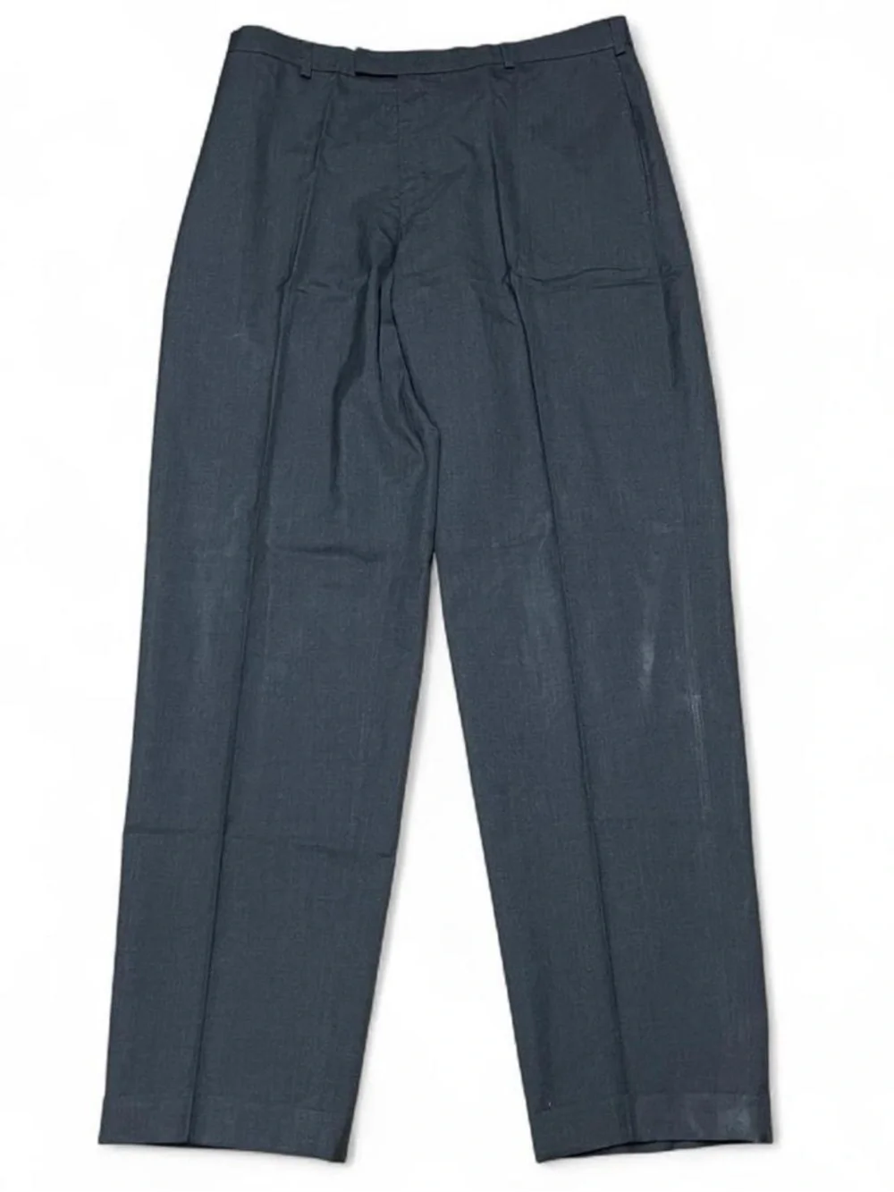VTG J Crew Oarsman Pants Men 34x32 Wool Cuffed Straight Leg Regular Fit Charcoal